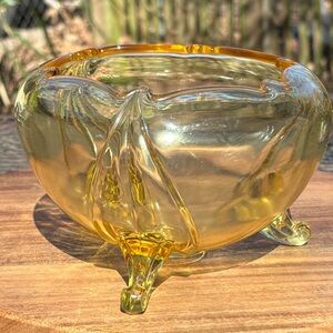 Lancaster Glass Co. yellow bowl